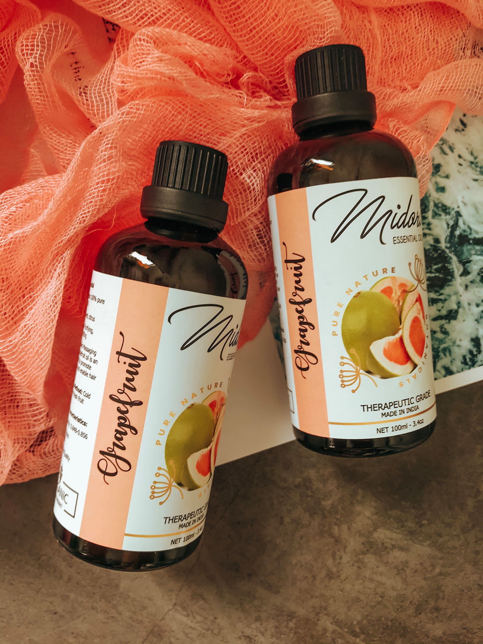 Tinh dầu bưởi Midori Ấn Độ kích mọc tóc 100ml