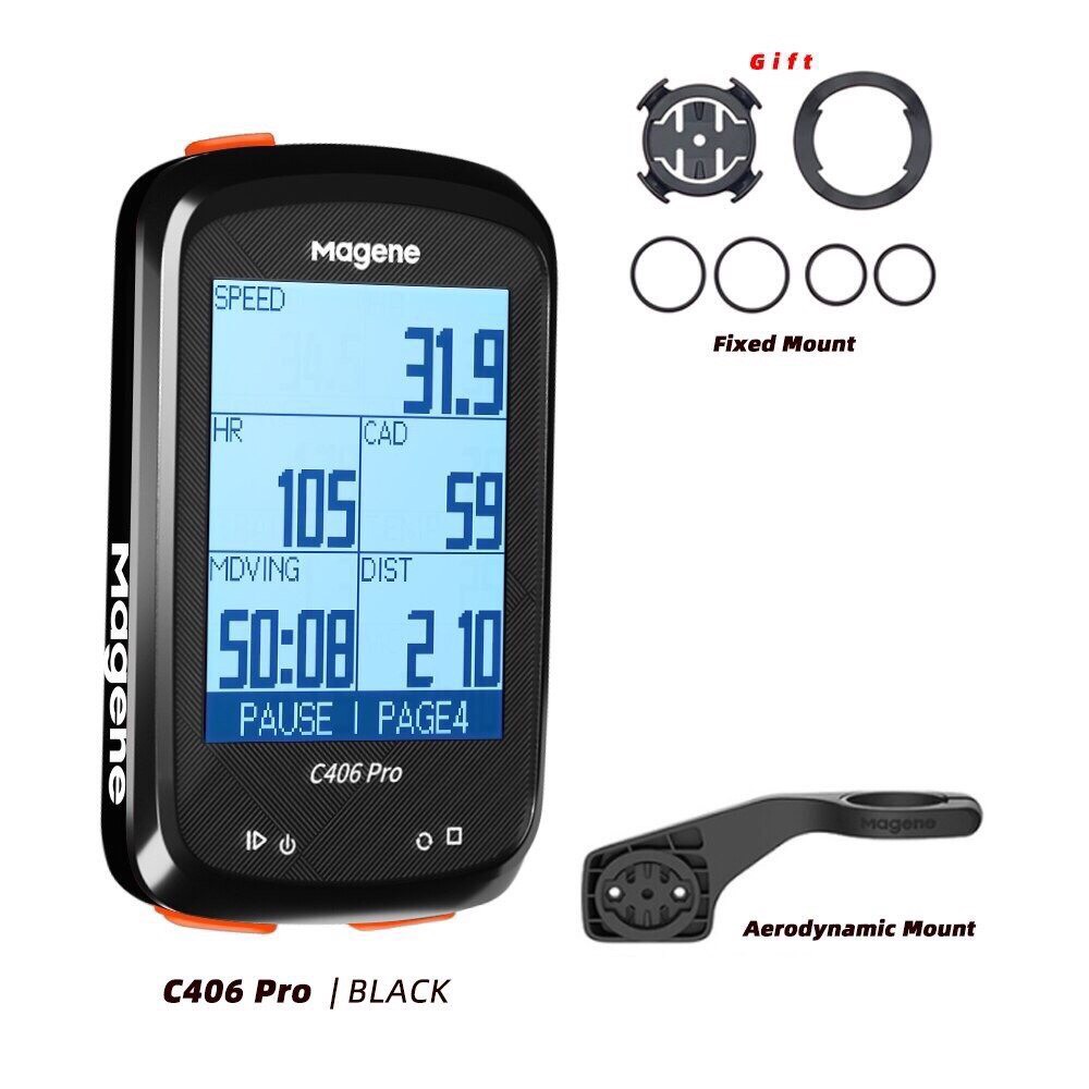 Đồng hồ xe đạp magene c406 pro đồng hồ gps thông minh