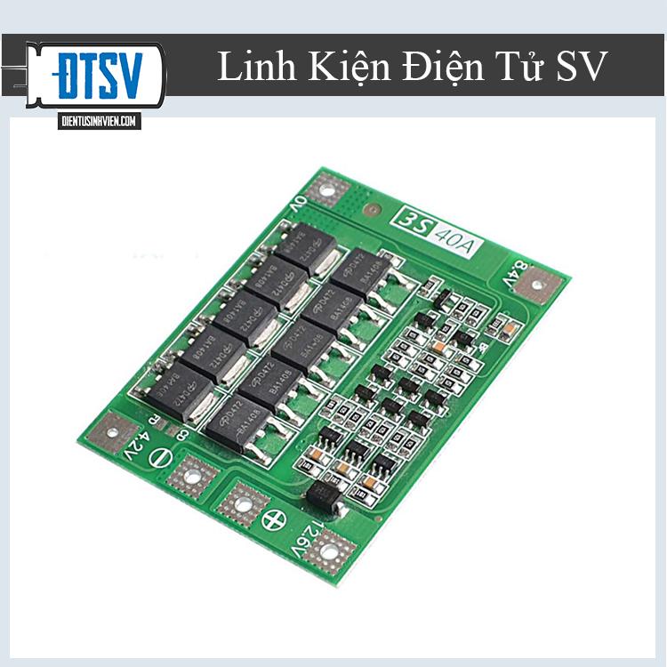 Mạch sạc xả và bảo vệ pin 3S 40A