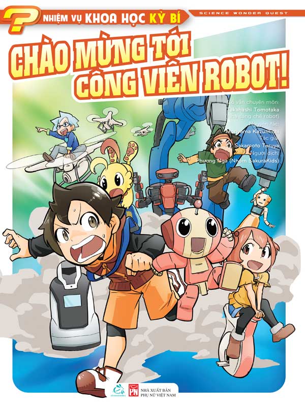 Sách Nhiệm vụ khoa học kỳ bí tập 8 - Chào mừng tới công viên robot!