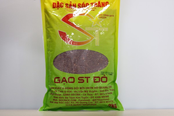 Gạo lứt st đỏ - sóc trăng - túi 2kg