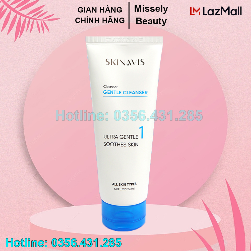 Sữa rửa mặt nào tốt, sữa rửa mặt skinavis gentle cleanser