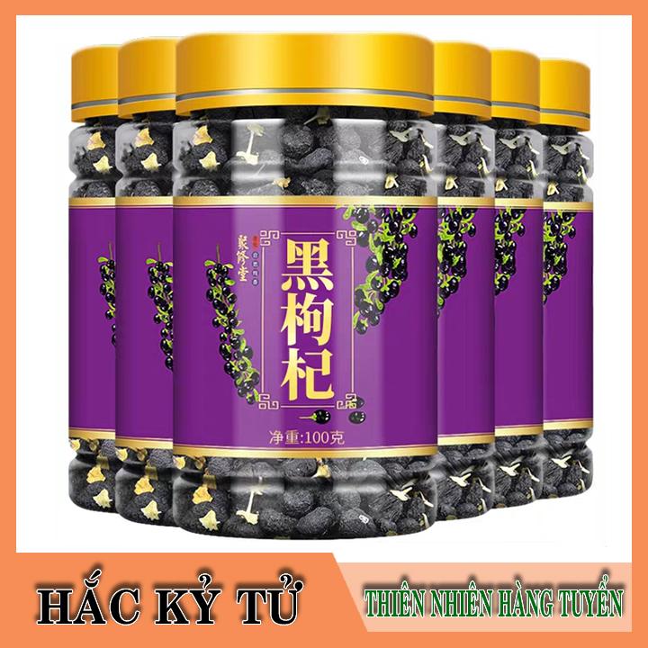 Trà hắc kỷ tử black goji berry - kỷ tử thiên nhiên - kỷ tử hoang dã thanh hải - trái cây của sắc đẹp - new vision