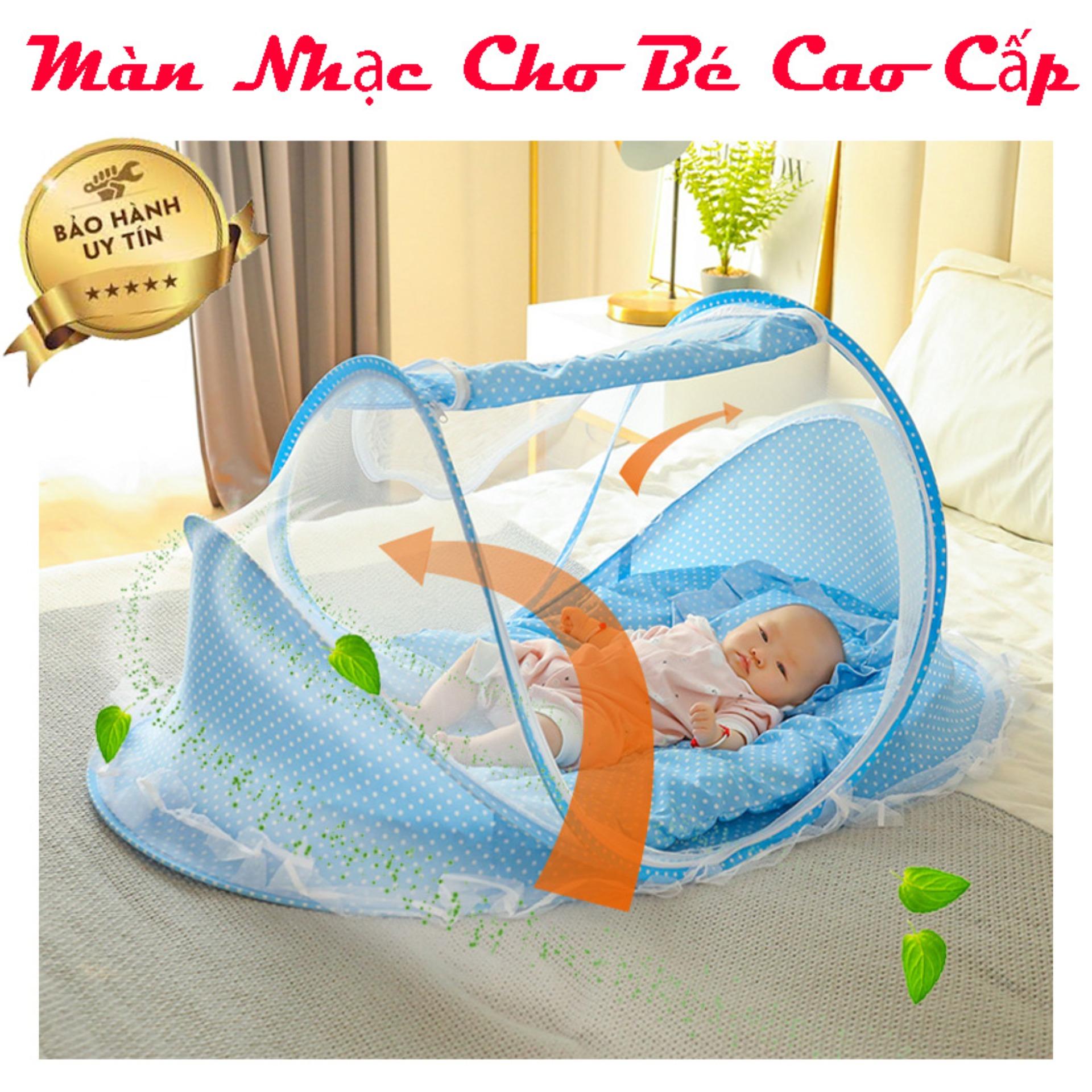 Chăn Ga Gối,Màn Nhạc Chống Muỗi , An Toàn Có Đệm Có Nhạc  Tiện Lợi,Màn Nhạc Có Lưới Thông Thoáng...,Bảo Hành uy tín bởi 45 Store.