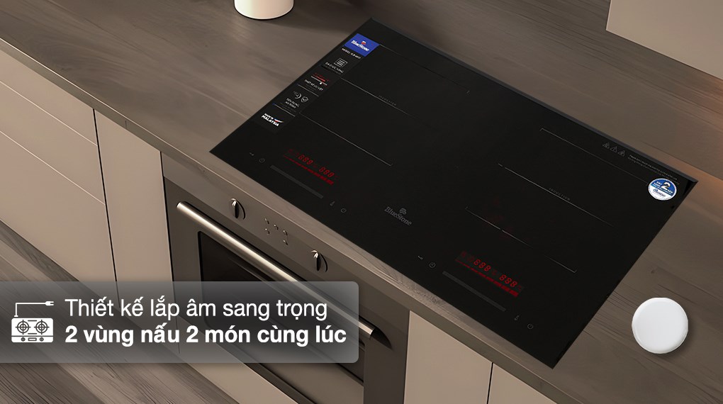 Bếp từ đôi lắp âm BlueStone ICB-6917