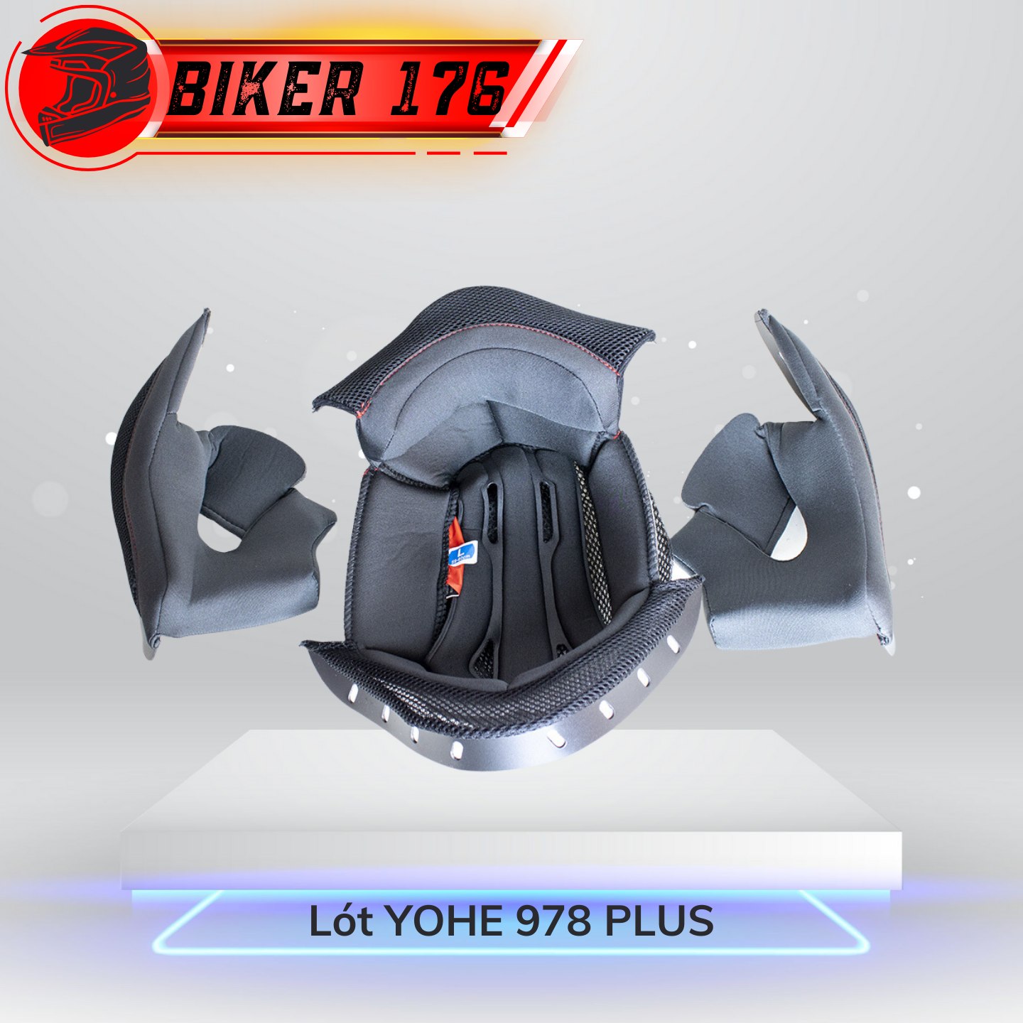 Lót mũ bảo hiểm Fullface YOHE 978/ 978 PLUS (Không bao gồm mũ) - Bảo hộ xe máy BIKER 176