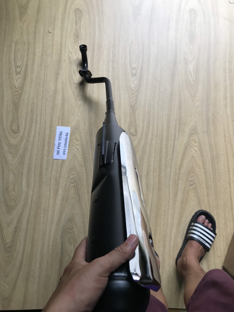 PÔ ỐNG XẢ XE MÁY WAVE S 110 LOẠI ĐẶC BIỆT LÊN ZIN THEO XE KHÔNG CHẾ CHÁO