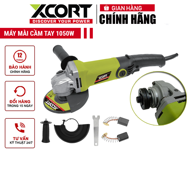 Máy mài góc-máy mài góc 1050w xcort chính hãng