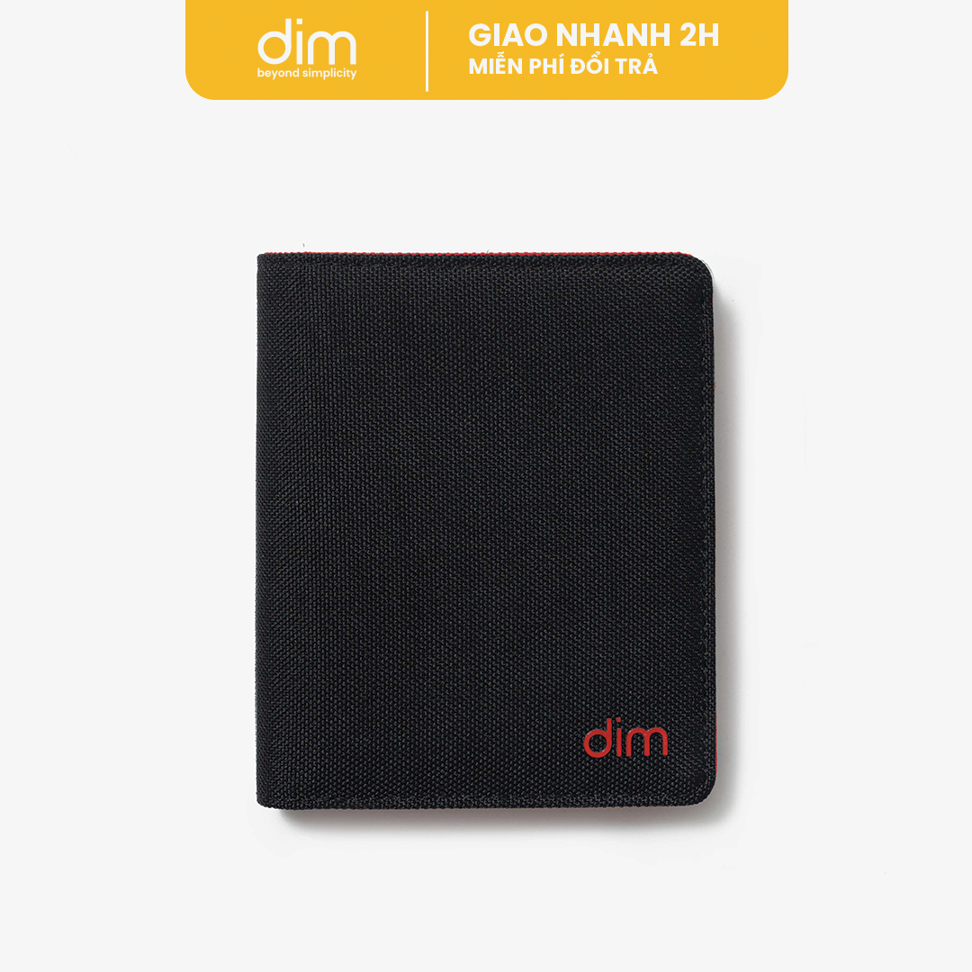 Ví Vải DIM Basic Wallet 2 - Đứng (Thiết Kế Gập Đôi, Đựng 8 - 10 Thẻ, Vừa CMND - GTX)