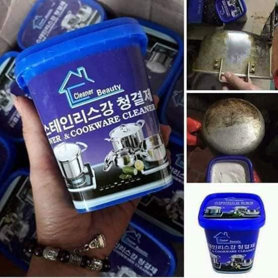KEM CỌ XOONG NỒI, TẨY XOONG NỒI CHẢO HÀN QUỐC