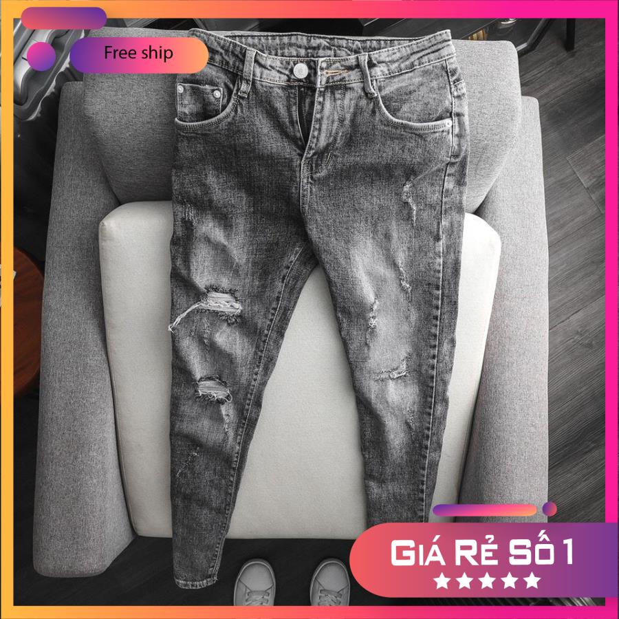 Quần jean nam, quần bò nam MTSHOP cao cấp hot trend,form slimfit ,chất liệu dầy dặn, kiểu dáng trẻ trung, phù hợp với mọi độ tuổi XH244