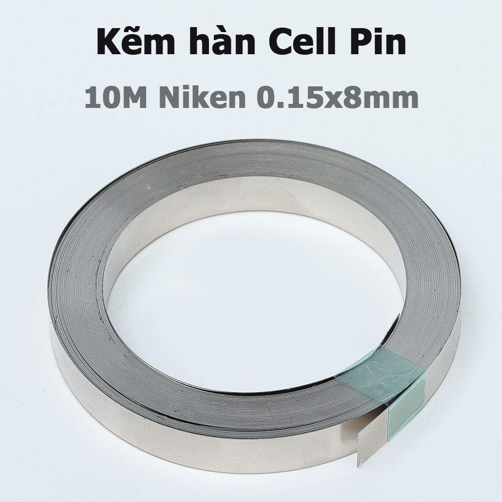 Kẽm hàn cell pin mạ niken 0.15mm 0.2mm cuộn 10m