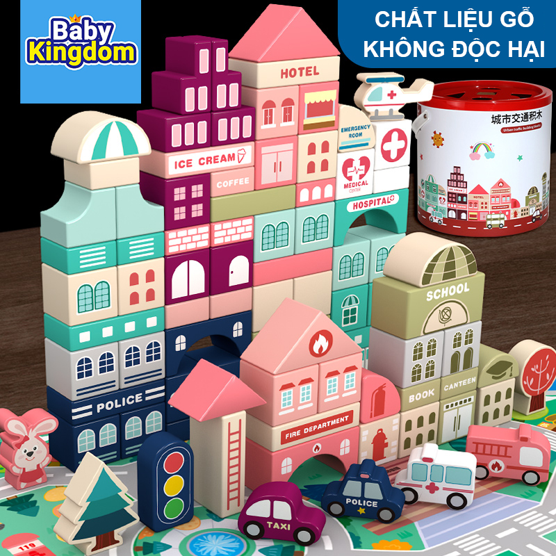 Bộ Lắp Ghép Gỗ Thông Minh 2 Chủ Đề Cho Bé Đồ Chơi Giáo Dục Sớm