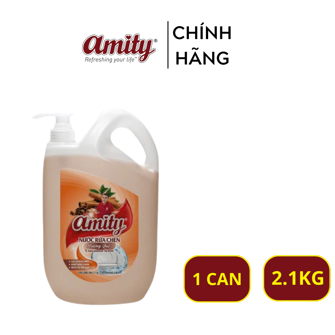 Nước rửa chén Amity can 2.1kg - 5