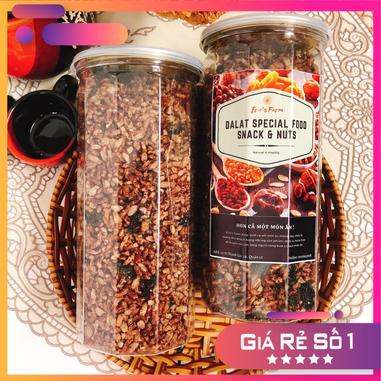 Gạo lức sấy rong biển 300g - thơm giòn - giảm cân