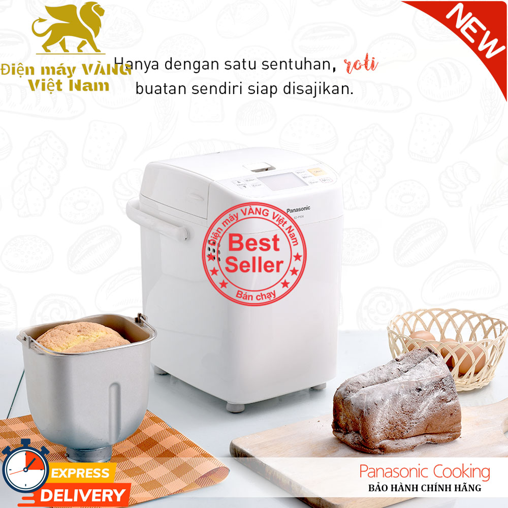 Máy làm bánh mì tự động Panasonic SD-P104WRA