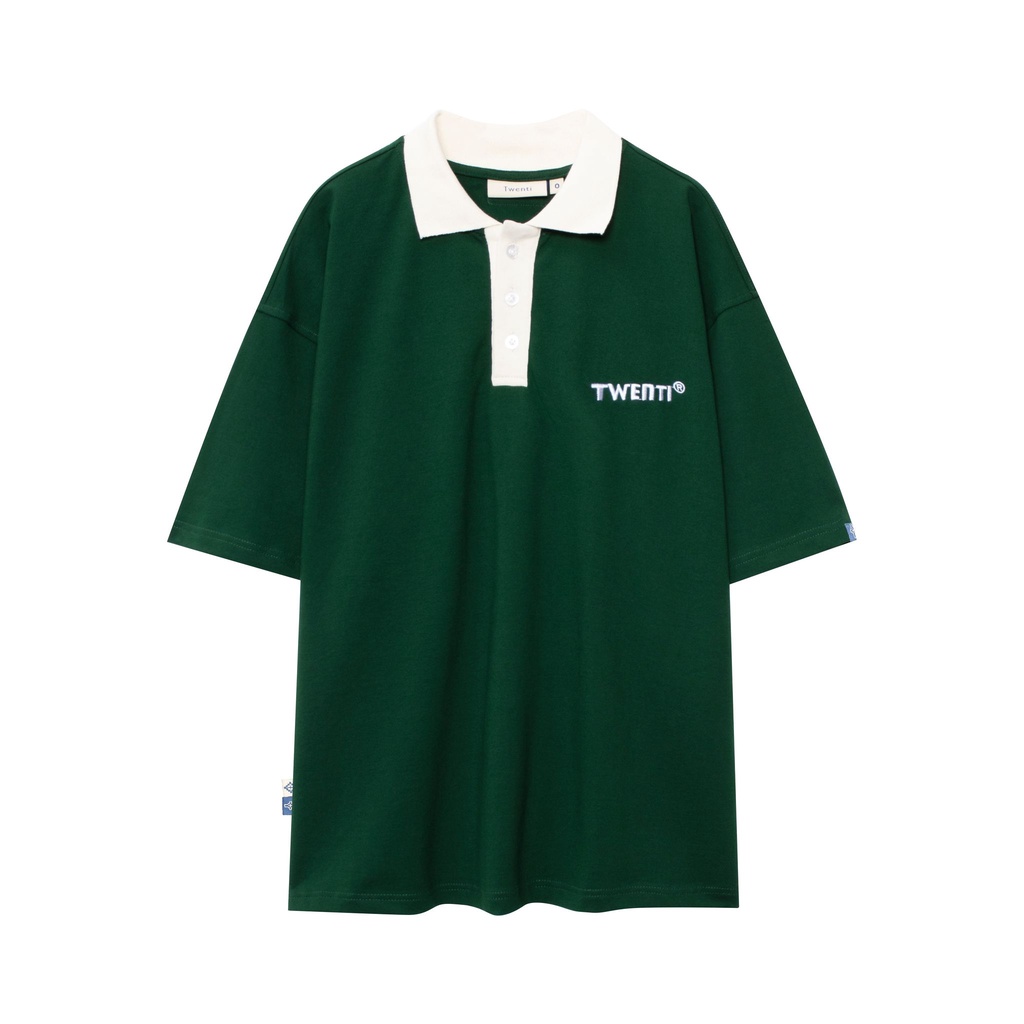 Áo polo twenti cổ phối cá sấu cotton