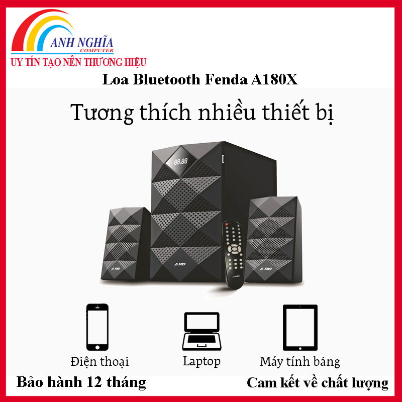 Loa bluetooth fenda a180x loa vi tính có đài fm