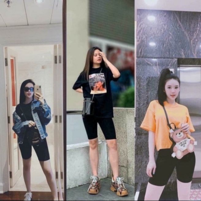 Quần legging đùi bó siêu hót