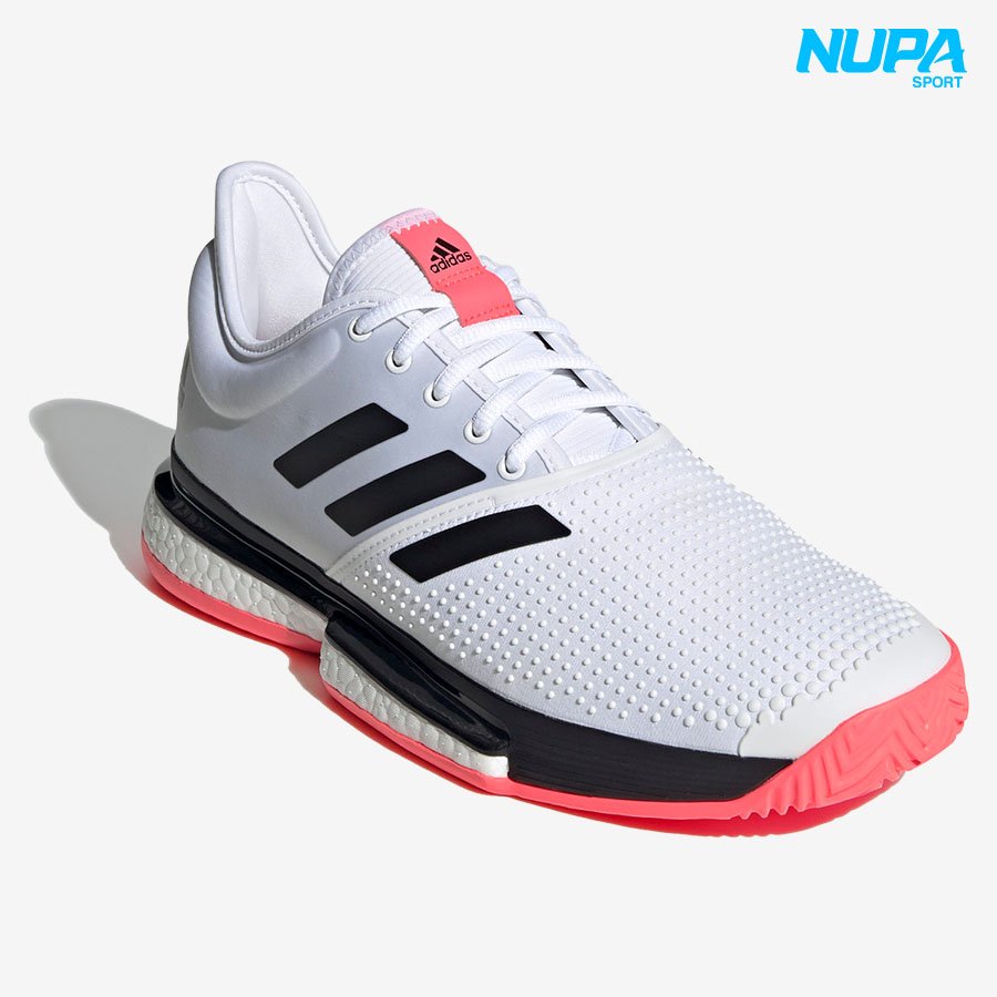 Giày Tennis Adidas Sole Boots - White Pink Black 5