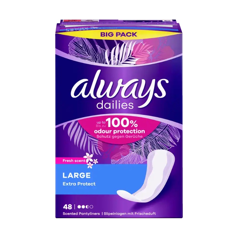 Băng vệ sinh hàng ngày always dailies-nội địa đức