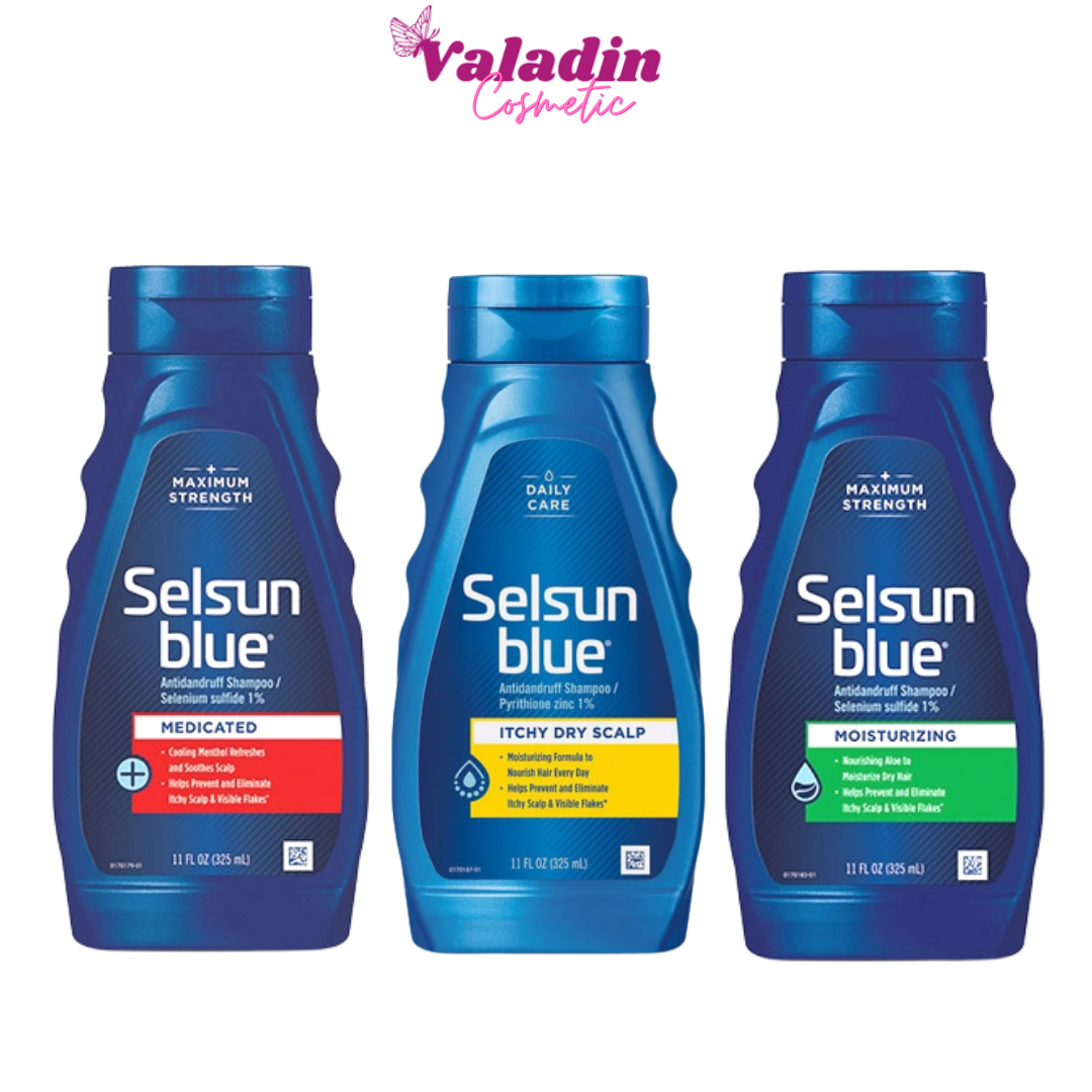 Dầu gội Selsun Blue Dầu gội trị gàu Selsun Blue Antidandruff Shampoo 325ml Dầu gội ngứa gàu