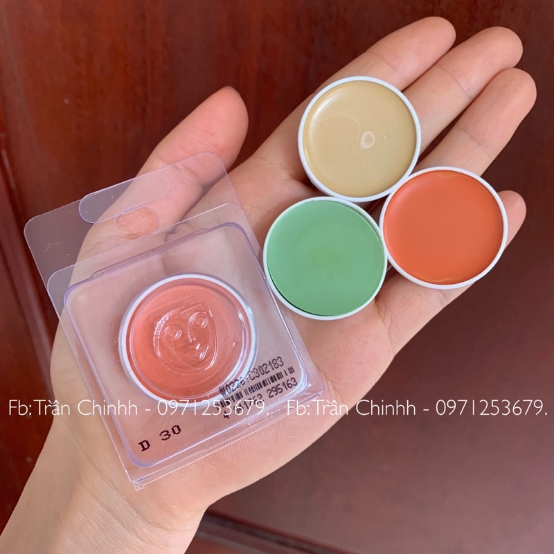 Có sẵn Có BILL - Triệt sắc, che khuyết điểm Kryolan ô lẻ