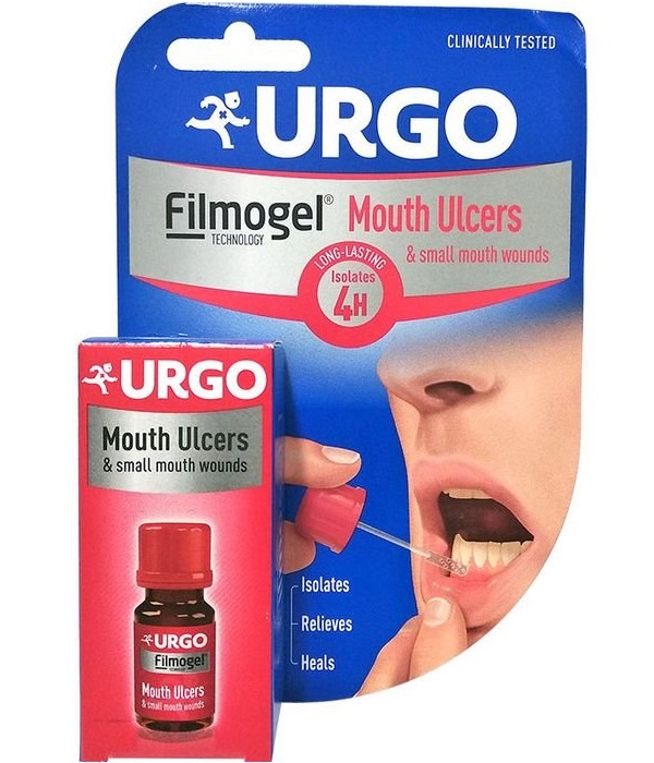 [HCM]Hỗ trợ giảm nhiệt miệng và các vết thương nhỏ trong khoang miệng Urgo Mouth Ulcers 6ml