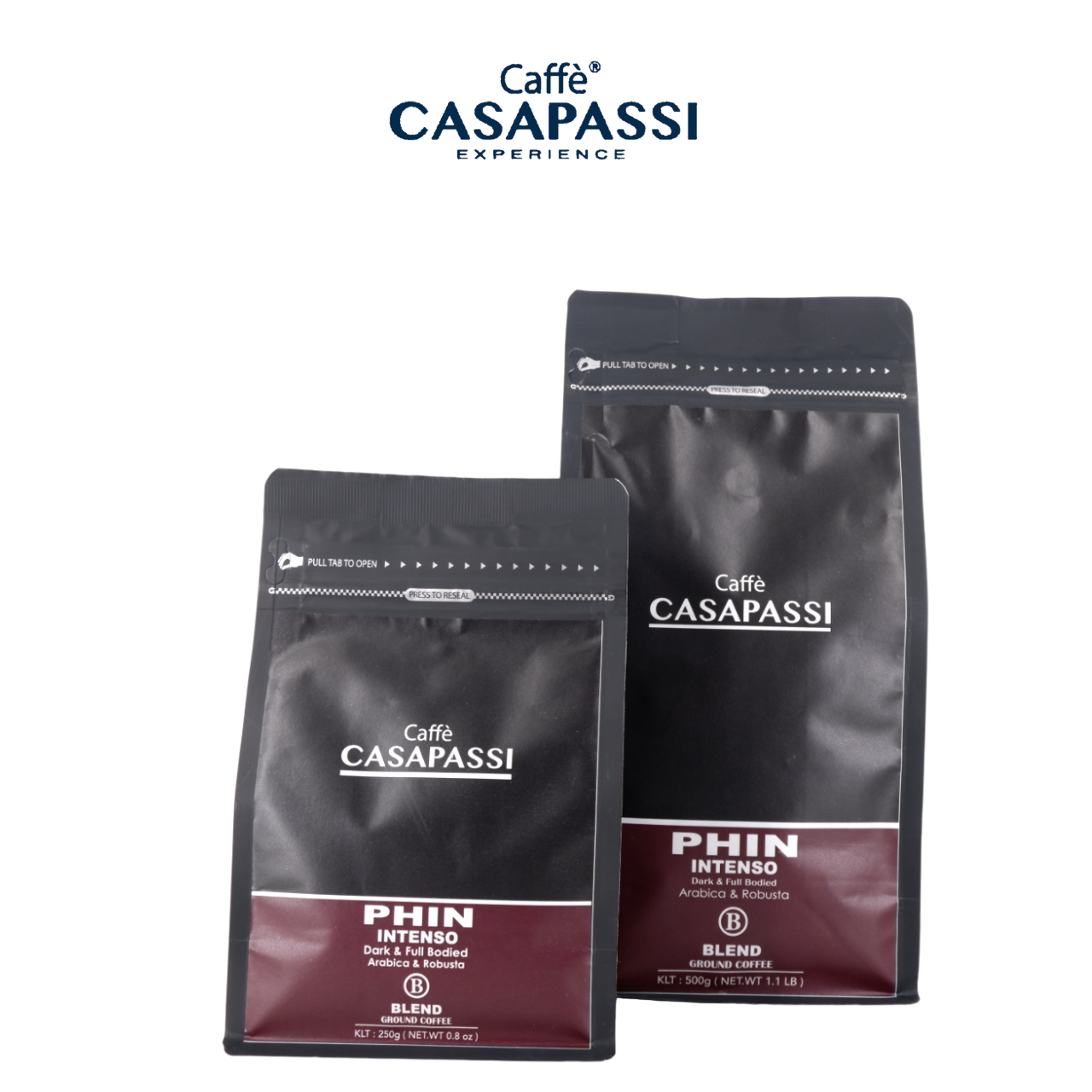 Cà phê phin intenso 250g,500gr,1000gr, casapassi caffè premuim, vị đậm đà ấn tượng