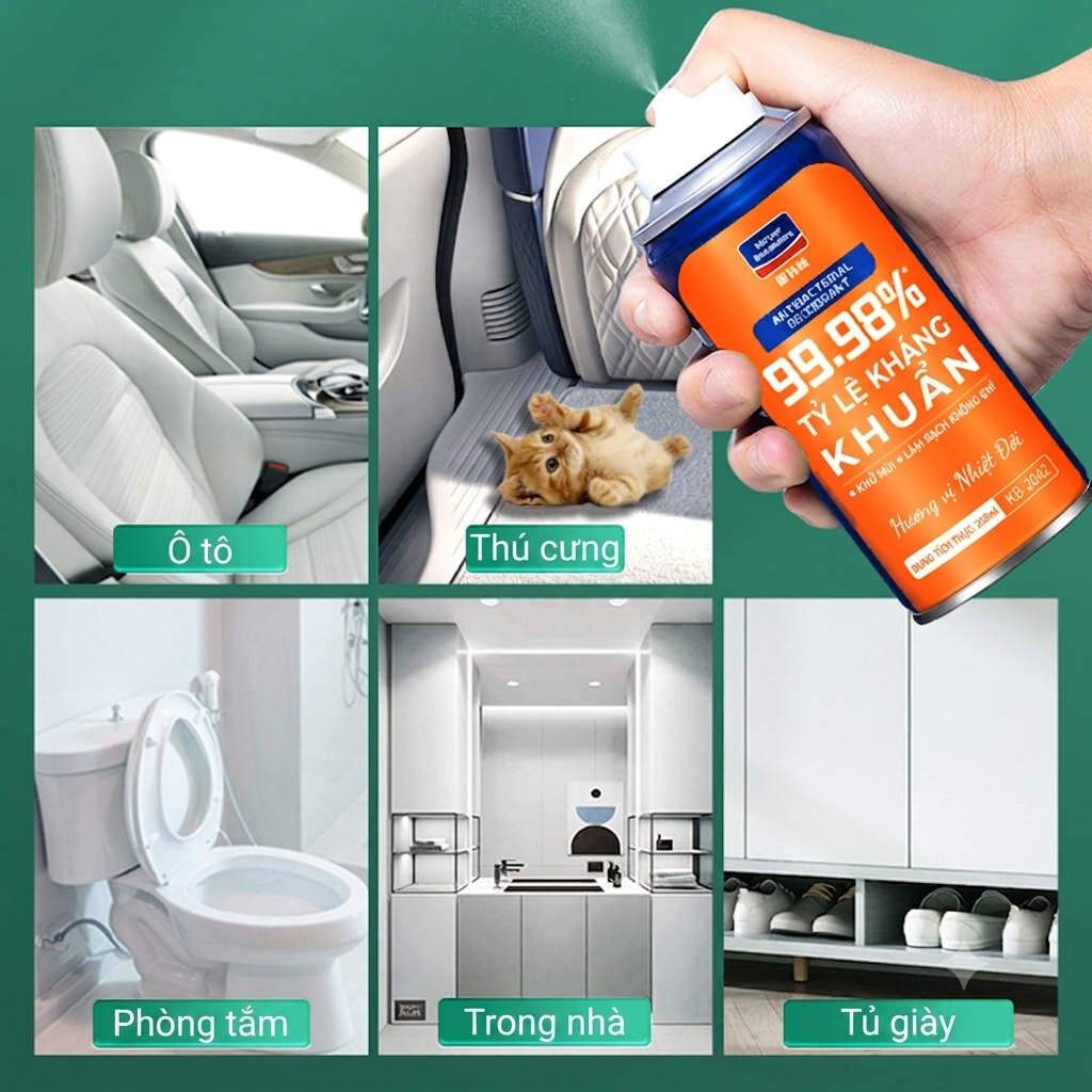 150ml Automatic Car Deodorizing Spray Bottle 99.99% Disinfectant Deodorizer for New Car Leather Air Conditioning Multi-Purpose Air Purifying Smoke Smoke Deodorizer Giá 96,000 Đồng*Miễn phí vận chuyển