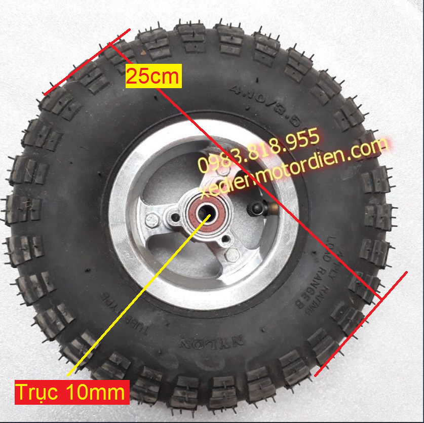 Lốp bánh 3.50/4.10-4 vành săm lốp 3.50-4 410-4 350-4 4.10-4