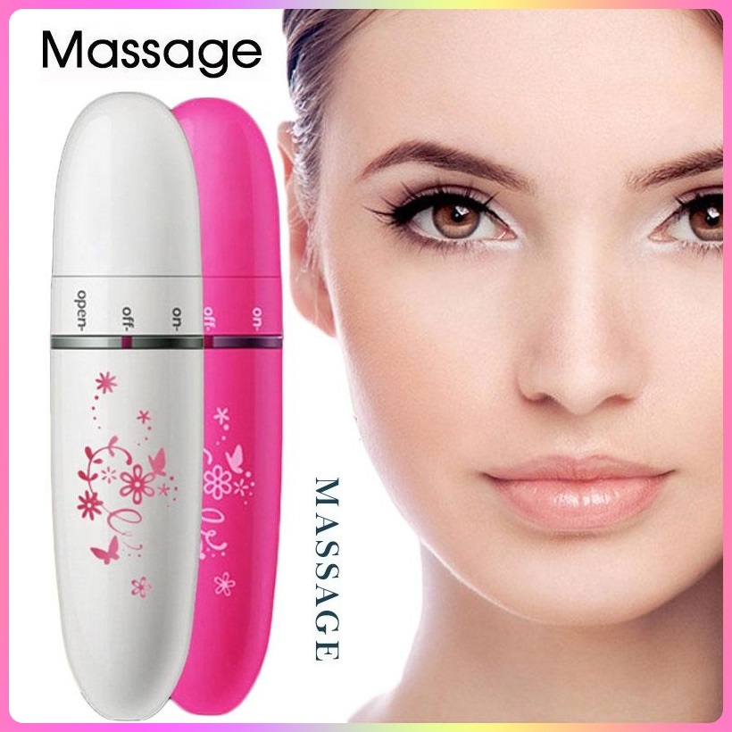 (M1T1) Máy Massage mắt mini cầm tay 208 - Electric Mini Vibrations Pouch Eye Massage Pen (Bút Massage mini cầm tay, máy mát xa mắt mini)