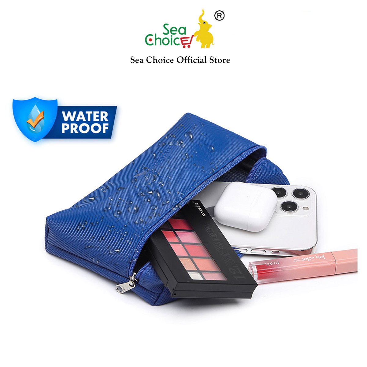 Sea choice Túi đựng đồ vệ sinh cá nhân , Túi đựng đồ trang điểm Túi chống thấm nước, Túi đựng đồ vệ sinh cá nhân du lịch Túi đựng mỹ phẩm Túi đựng đồ trang điểm nhỏ Ví Túi đựng đồ trang điểm du lịch