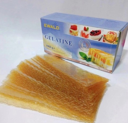 Gelatine lá Đức (10 lá - 35g)