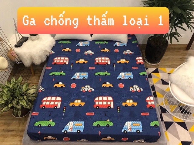 Ga chống thấm cotton 2m*2m2 . Hàng chất lượng an toàn dành cho bé . CAM KẾT 100% hàng chuẩn