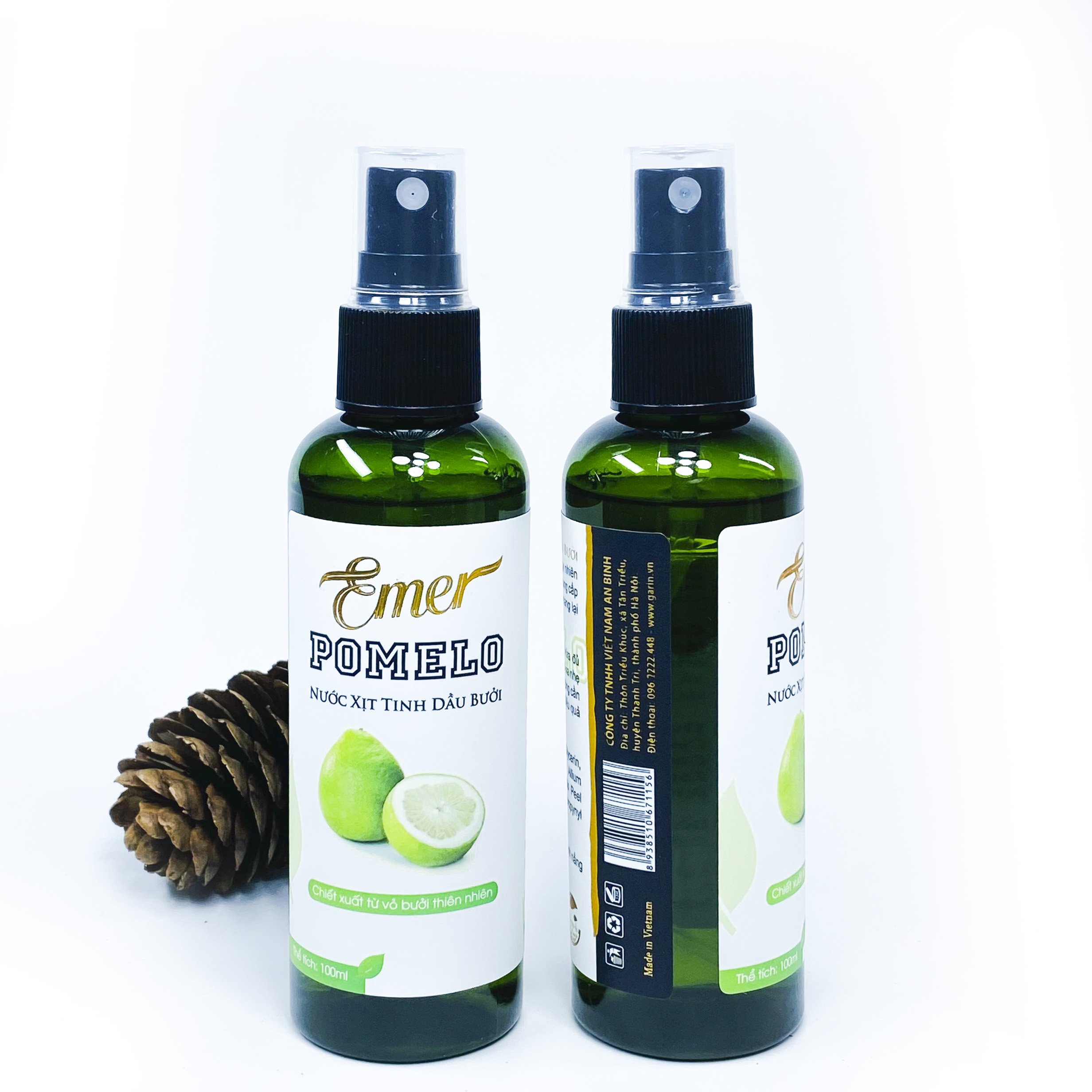 Combo 2 tinh dầu bưởi Pomelo giảm rụng tóc, kích thích mọc tóc [TẶNG 2 MẶT NẠ]