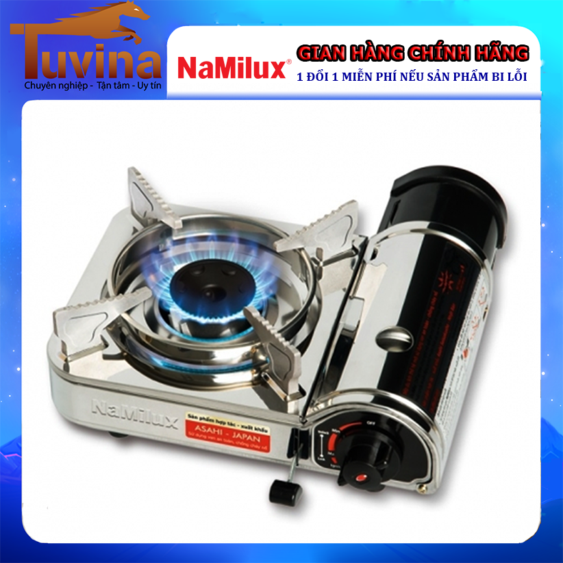 Bếp gas du lịch mini namilux ps1711as/pm1811as - hàng chính hãng