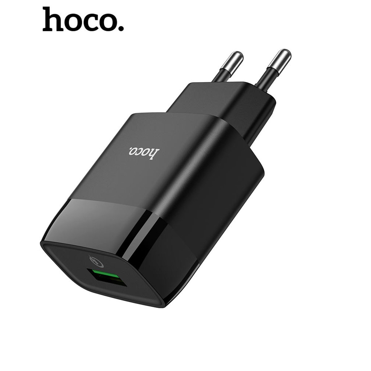 Củ sạc nhanh 18W Hoco C72Q cổng USB, QC3.0, cóc sạc dùng cho nhiều thiết bị - Chính hãng