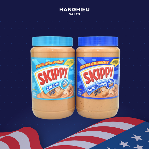 Bơ đậu phộng skippy 1.36kg nhập từ mỹ