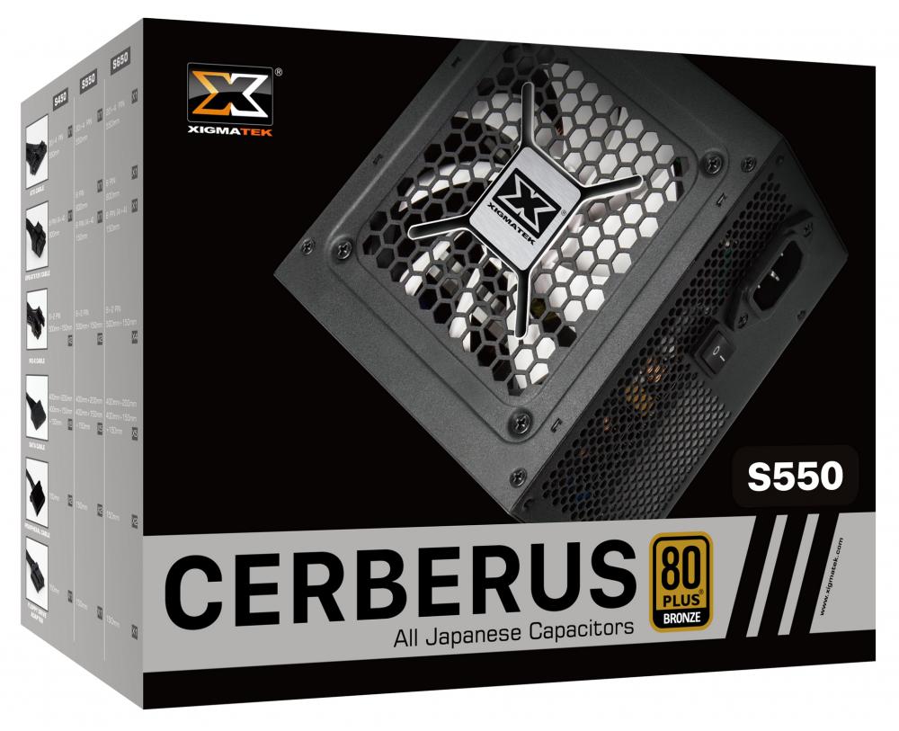 Nguồn máy tính xigmatek cerberus s550 550w - 80plus bronze