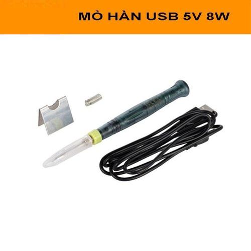 Mỏ Hàn Mini Dùng Nguồn USB 5V Từ Sạc Dự Phòng, Sạc Điện Thoại 8W