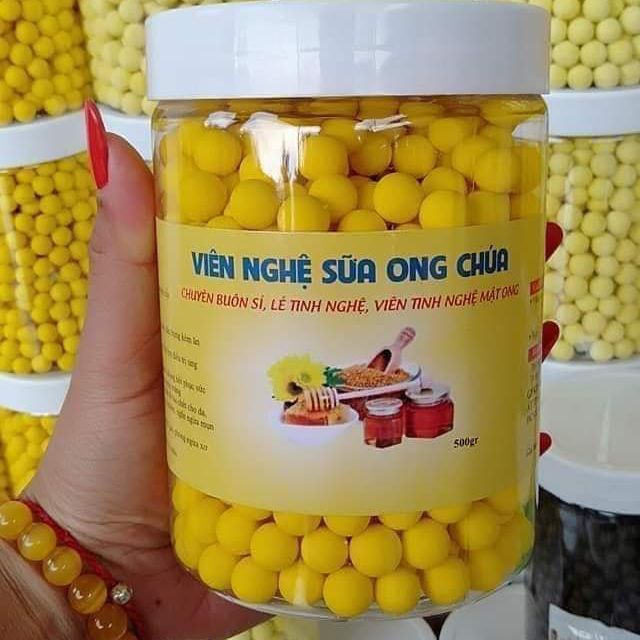 Combo 2 hũ viên nghệ mật ong 1kg