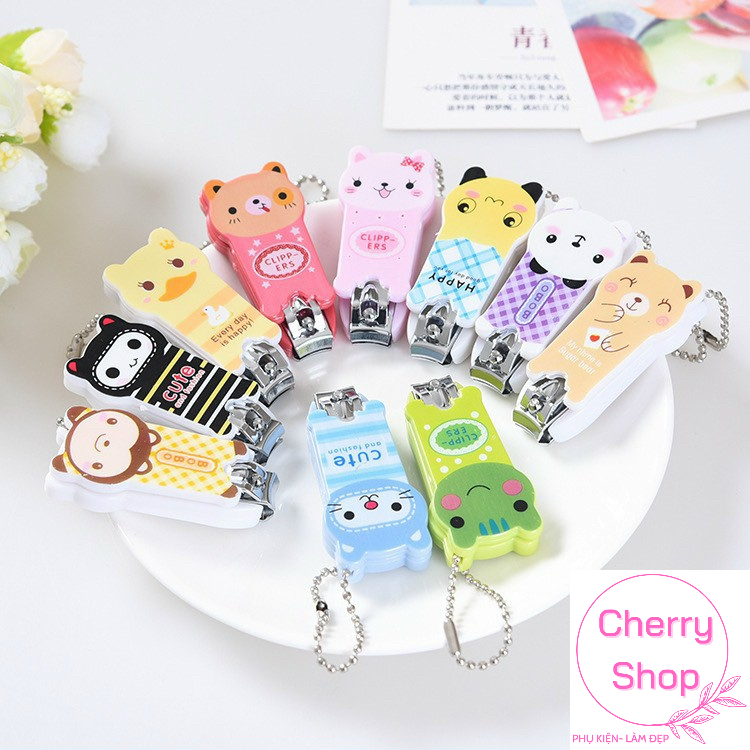 Bấm móng tay hình thú dễ thương cho bé