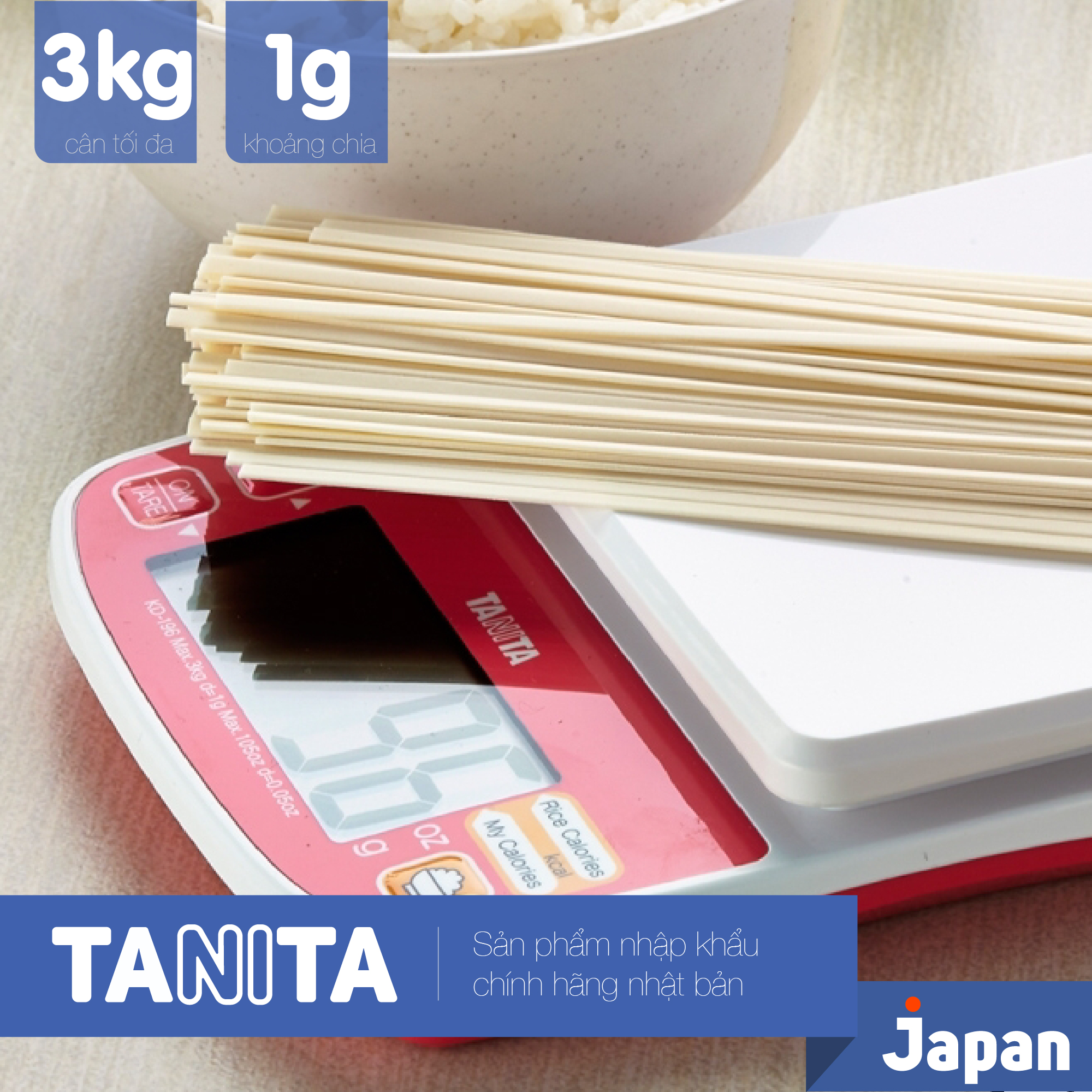 Cân nhà bếp chính hãng nhật bản Tanita KD196 ,Cân thực phẩm,Cân dùng làm bánh,Cân 1kg,Cân 2kg,Cân3kg,Cân 3kg,Cân 4kg,Cân điện tử nhà bếp,Cân tiểu li điện tử,Cân nhà bếp mini,Cân thực phẩm mini,Cân tanita,Cân bếp tiểu li,Cân bếp