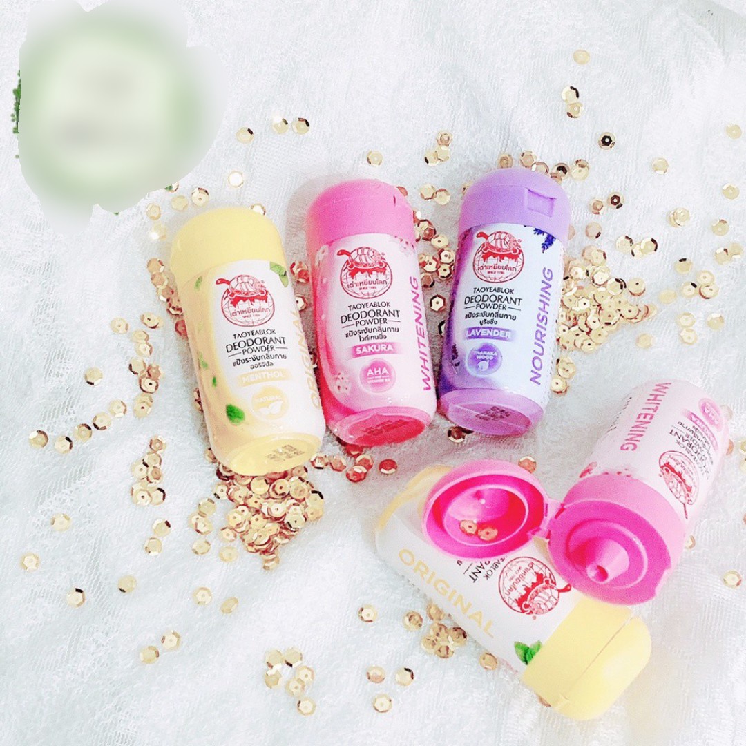   Bán Chạy   Combo 5 Chai  Phấn Con Rùa Taoyeablok Deodorant Thái Lan 22gr Khử Mùi Kiềm Dầu Kiềm Mồ Hôi  Khô Thoáng 