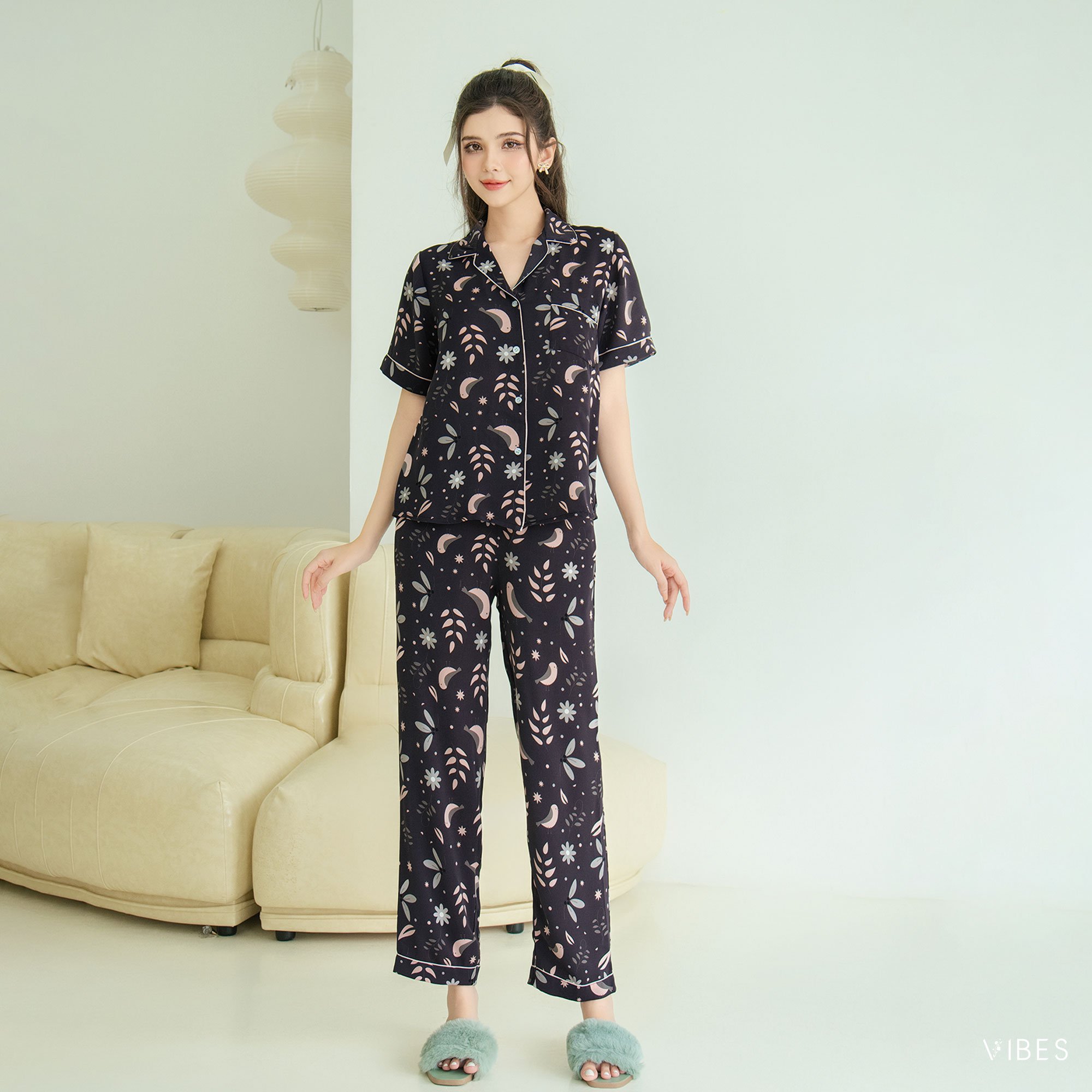 Vibes pijama dài grace long py set