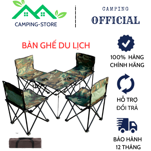Bộ Bàn Ghế đi Du Lịch, Cắm Trại, Picnic, đi Biển, Nhỏ gọn Tiện lợi