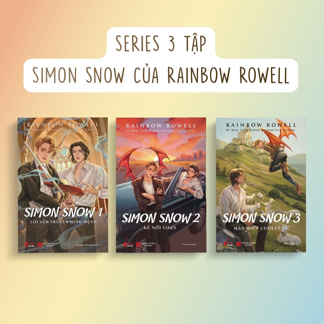 Sách - Combo 3 tập Simon Snow
