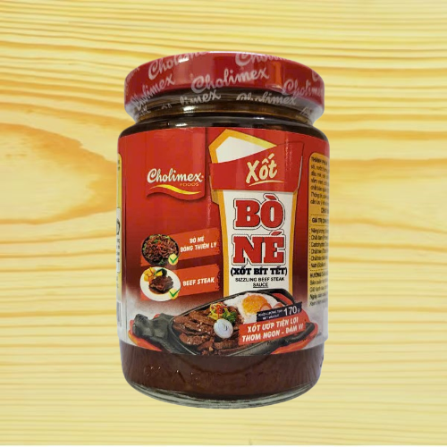 CHOLIMEX [Lọ TT 170gr] XỐT BÒ NÉ, BÍT TẾT Sizzling Beef Steak Sauce