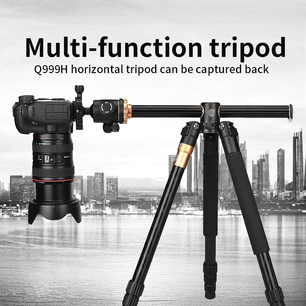 Chân máy ảnh Tripod Beike Q999H tặng kẹp điện thoại